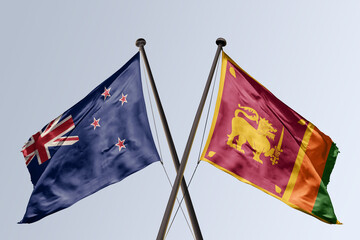 Waving flag mockup with isolated background 3d illustration