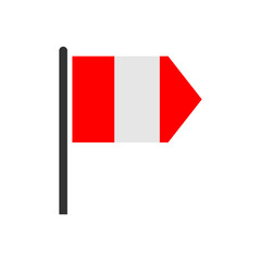 Peru flags icon set, Peru independence day icon set vector sign symbol