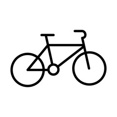 Bike, Bicycle Icon Logo Design Vector Template Illustration Sign And Symbol Pixels Perfect