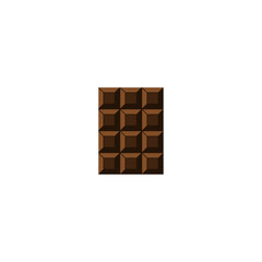 delicious chocolate bar design vector