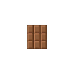 delicious chocolate bar design vector