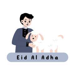 eid al adha cartoon illustration 