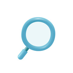Magnifying glass. Discovery, research, search, analysis concept. Vector