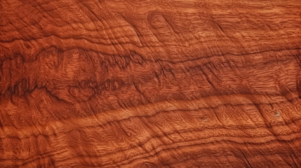 Exotic Bubinga Wood Texture Wooden Background - generative ai