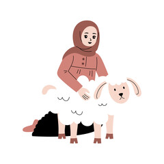 eid al adha cartoon character