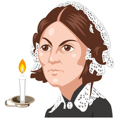 ナイチンゲール　世界の偉人キャラクター