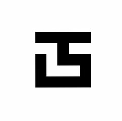 Obraz premium tg gt g t initial letter logo isolated on white background