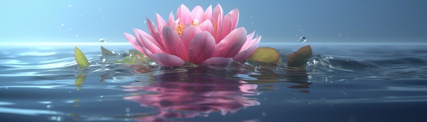 lotus flower in water