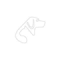 Cat with Dog Line art design