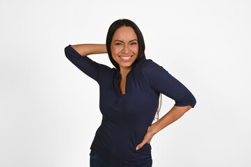 Fototapeta premium Latin woman expressions 2