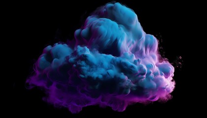 Obraz premium abstract blue smoke background