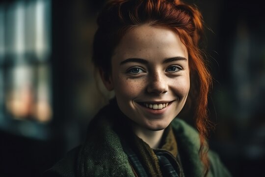 beautiful Irish redhead girl