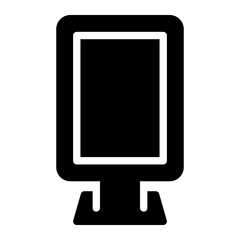 light box glyph icon