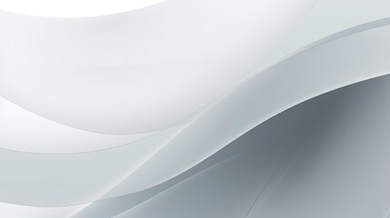abstract background with smooth lines in gray colors, 3d illustration.Generative Ai