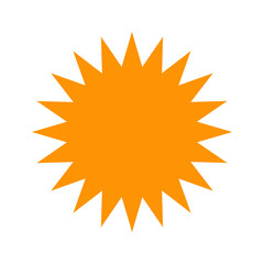 star badge shape button