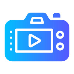 video gradient icon