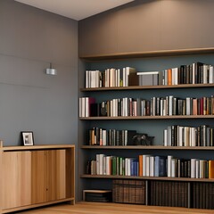 Room with a Bookcase104, Generative AI