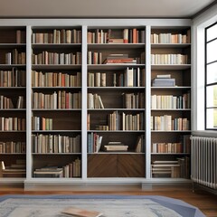 Room with a Bookcase154, Generative AI