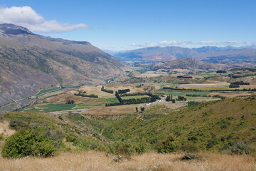 Steppenlandschaft Inneres Südinsel Neuseeland