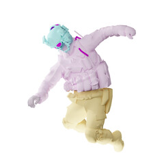 child playing with toys