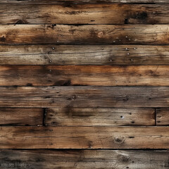 Naklejka premium Seamless Wood Pattern, Boards, Rustic, Vintage. Pattern Fits Together Seamlessly. Generative AI