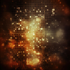 art abstraction yellow dark background created with generative AI