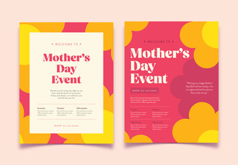Fun Mother's Day Event Flyer Template