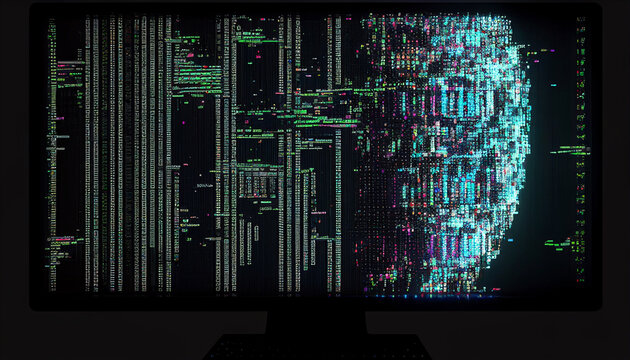 Text with Generative AI and Source Code image with Generative AI