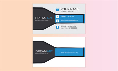 Fototapeta premium Business, Business card,Modern Business Card - Creative and Clean Business Card Template.