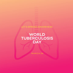 World Tuberculosis Day, 24 March 2023, TB Awareness, Health Awareness, Concept, Doctor, Hospitals, Social Media Poster, banner Vector templates 