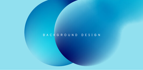 Colorful circle abstract background. Template for wallpaper, banner, presentation, background