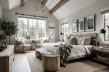 Modern Farmhouse style bedroom