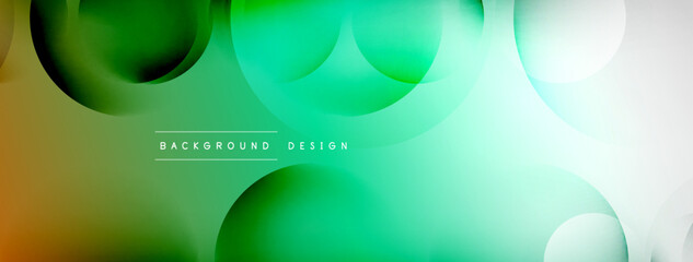 Abstract background - geometric composition created with lights and shadows. Technology or business digital template