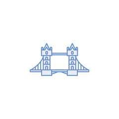 london bridge vector for Icon Website, UI Essential, Symbol, Presentation
