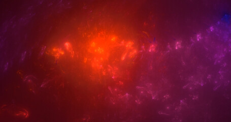 Naklejka premium 3D rendering abstract fractal light background