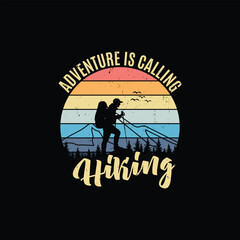 adventure hiking vector design