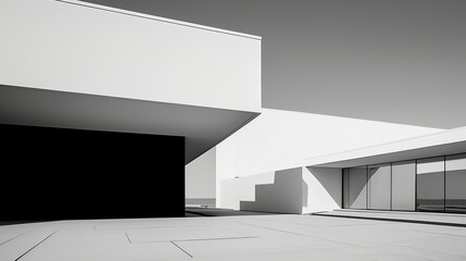 Obraz premium White house with elegant design