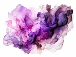 Watercolor splash. Bright watercolor stain drips. Abstract background. generative ai