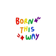 element for diversity_born this way_pride