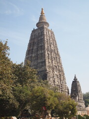 Mahabodhi temple, bodh gaya, India. The site where Buddha was enlightenment