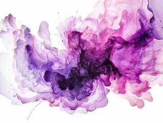 Watercolor splash. Bright watercolor stain drips. Abstract background. generative ai