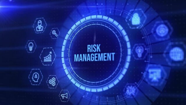 Risk Management and Assessment for Business Investment Concept. Business, Technology, Internet and network concept.
