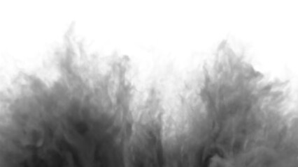 Smoke abstract on alpha channel