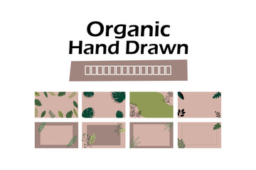 Organic Hand Drawn Background