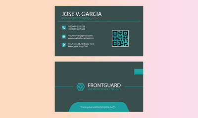 card template, business, business card, Modern Business Card - Creative and Clean Business Card Template.