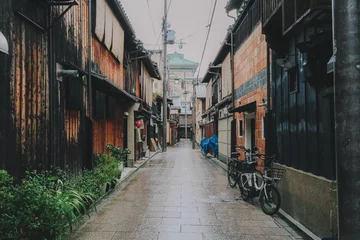 Papier Peint photo Ruelle étroite narrow street japan