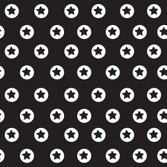 seamless background with star