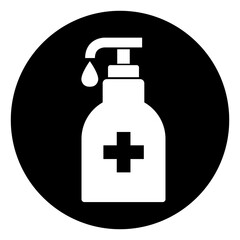 Sanitizer Symbol Sign ,Vector Illustration, Isolate On White Background Label. EPS10
