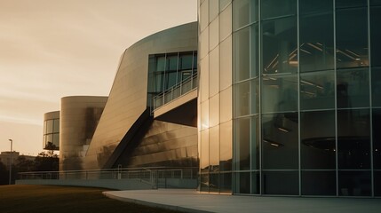 modern office buildings