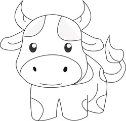 cow cartoon